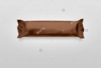 Blank Brown Candy Bar Plastic Wrap Mockup Isolated Empty Chocolate with regard to Blank Candy Bar Wrapper Template