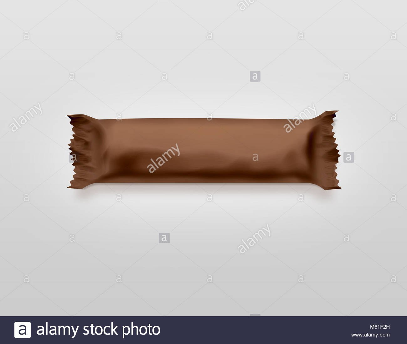 Blank Brown Candy Bar Plastic Wrap Mockup Isolated Empty Chocolate with regard to Blank Candy Bar Wrapper Template