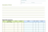 Blank Business Invoice Template Receipt Forms Parts And Labor pertaining to Parts And Labor Invoice Template Free
