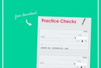 Blank Check Template  Teaching Teens How To Manage Money  Frugal intended for Fun Blank Cheque Template