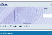 Blank Cheque Stock Illustrations –  Blank Cheque Stock for Blank Cheque Template Download Free