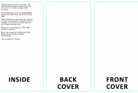 Blank Design Templates in Tri Fold Tent Card Template