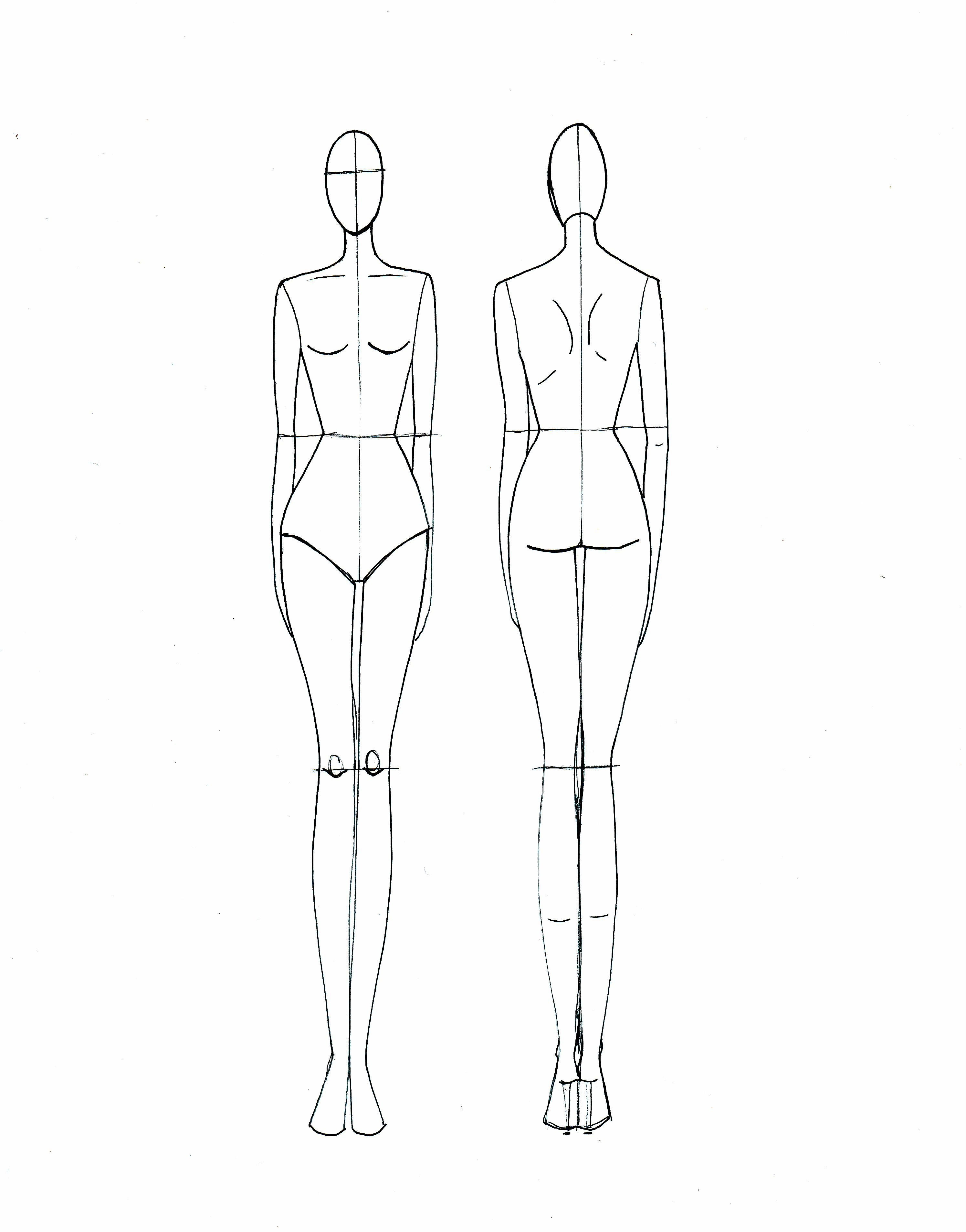 Blank Fashion Design Models  Projects To Try  Fashion Design within Blank Model Sketch Template