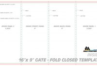 Blank Four Fold Brochure Template  Free Download  Dtemplates for 4 Fold Brochure Template