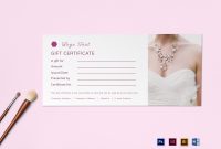 Blank Gift Certificate Design Template In Psd Word Illustrator in Indesign Gift Certificate Template