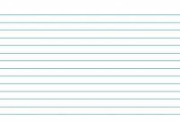 Blank Index Card Template in Blank Index Card Template