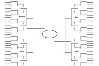 Blank Ncaa Tournament Brackets To Print For Men's March Madness inside Blank Ncaa Bracket Template