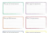 Blank Note Card Template For Word in 4X6 Note Card Template