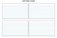 Blank Note Card Template For Word intended for Index Card Template For Word