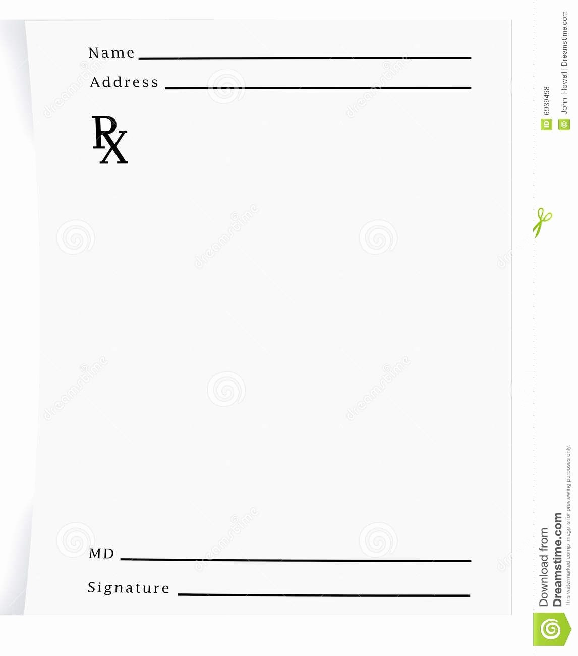 Blank Prescription Pad Template  Wilkesworks with Blank Prescription Pad Template