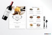 Blank Restaurant Menu Design Template In Psd Word Publisher in Menu Templates For Publisher