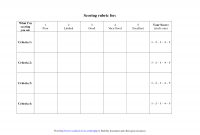Blank Rubric Template  Point Rubric Worksheet  Gs  Rubrics Music with Blank Rubric Template