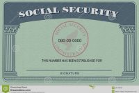 Blank Social Security Card Template  Hardbreakersthemovie intended for Blank Social Security Card Template