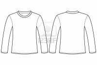 Blank T Shirt Templates For Illustrator  Azərbaycan Dillər Universiteti intended for Blank Tshirt Template Pdf