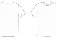 Blank Tee Shirt Template Luxury Blank T Shirt Outline Template inside Blank T Shirt Outline Template