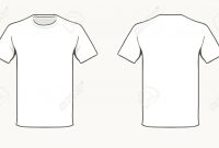 Blank Tshirt Template Royalty Free Cliparts Vectors And Stock throughout Blank Tee Shirt Template