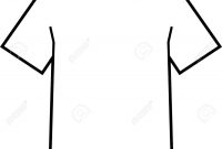 Blank Tshirt Template Vector Royalty Free Cliparts Vectors And for Blank T Shirt Outline Template