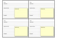 Blank Vocabulary Card Template  Frayer Models  Vocabulary Cards with Microsoft Word Index Card Template