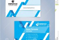Blue And White Modern Creative And Clean Business Card Design pertaining to Modern Business Card Design Templates