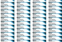 Blue Labels  Per Page for 80 Labels Per Sheet Template