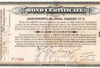 Bond Certificate Template Word  Certificatetemplateword pertaining to Corporate Bond Certificate Template