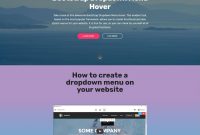 Bootstrap Dropdown Menu Hover with Html Drop Down Menu Templates Free Download