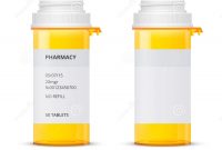 Bottle Stock Vector Illustration Of Pill Open Dosage in Pill Bottle Label Template