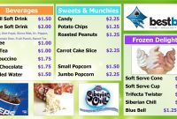 Brilliant Ideas For Concession Stand Menu Template In Description intended for Concession Stand Menu Template