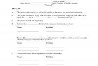 British Columbia Cohabitation Agreement  Legal Forms And Business pertaining to Free Cohabitation Agreement Template