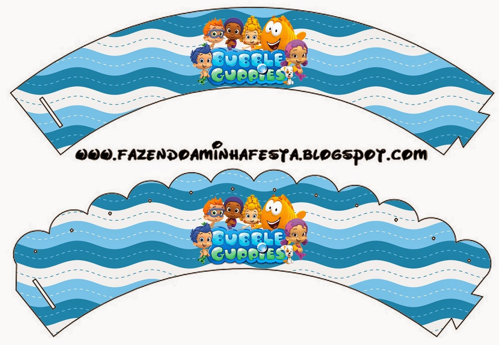 Bubble Guppies Free Party Printables  Oh My Fiesta In English inside Bubble Guppies Birthday Banner Template