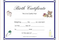 Bunch Ideas For Birth Certificate Template Microsoft Word Also with regard to Birth Certificate Template For Microsoft Word