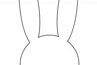Bunny Face Template  Easter Bunny Face Template  Crafts For Kids intended for Easter Chick Card Template