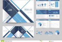 Business Brochure Design Template And Page Layout For Company pertaining to Business Profile Template Free Download