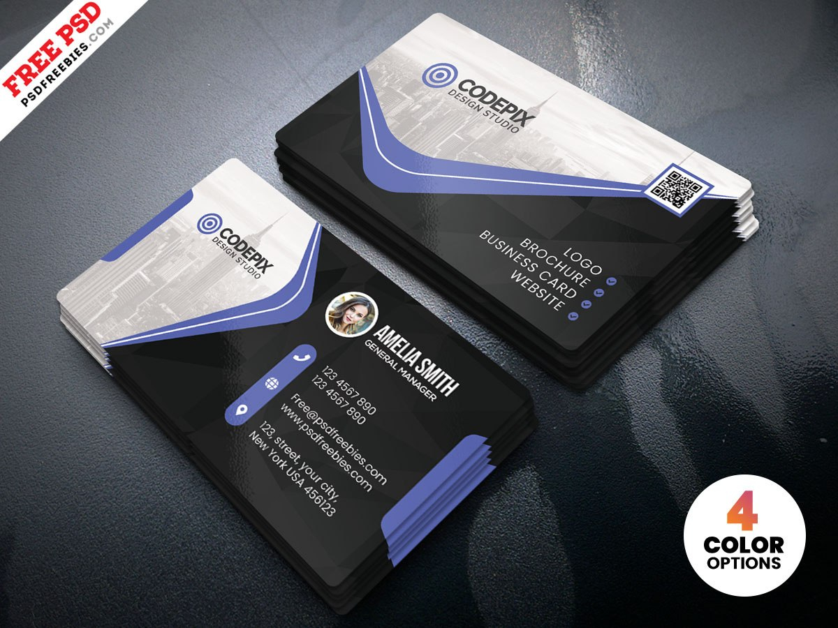 Business Card Psd Templatepsd Freebies On Dribbble intended for Visiting Card Psd Template