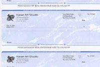 Business Check For Art Studio Printedezcheckprinting Cheque intended for Print Check Template Word