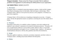 Business Code Of Ethics Policy Templates  Free  Premium Templates intended for Business Ethics Policy Template