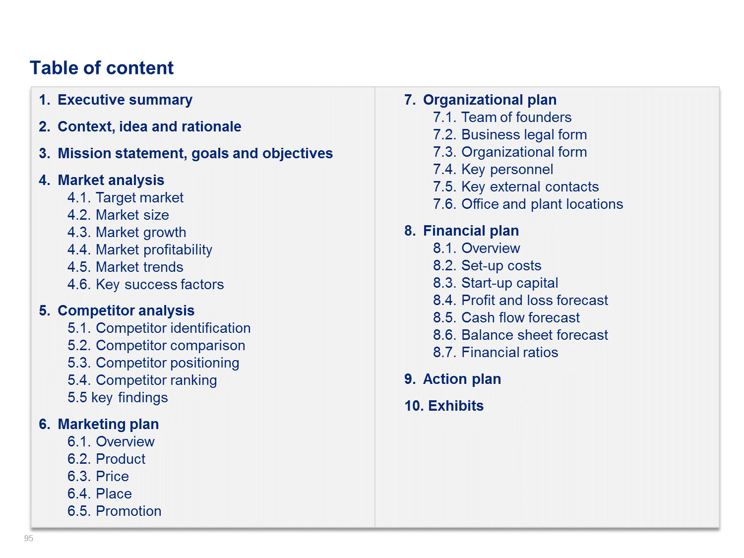 Business Plan Examples  Simple Business Plan Template Ex with Mckinsey Business Plan Template