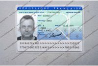 Buy French Original Id Card Online Fake National Id Card Of France within French Id Card Template