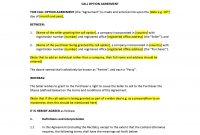 Call Option Agreement Template – Uk Template Agreements And Sample intended for Share Purchase Agreement Template Uk