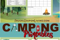 Camping Printables  Packing List And Meal Planner intended for Camping Menu Planner Template