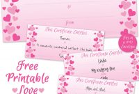 Can't Find Substitution For Tag Postbody Printable Sweet for Love Certificate Templates
