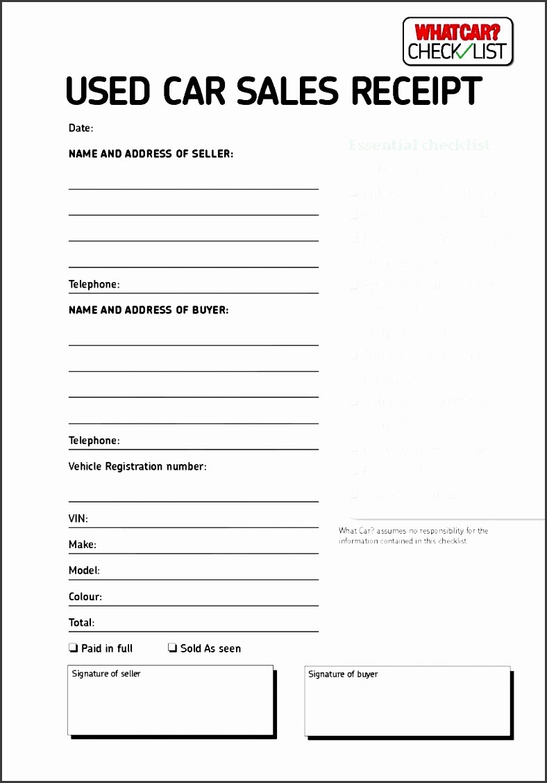 Car Sales Invoice Template Template – Wfacca for Car Sales Invoice Template Free Download