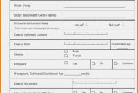 Case Report Form Template Unique Catering Resume Clinical Trial Of with Case Report Form Template