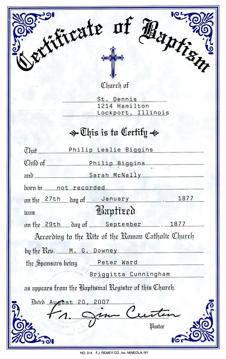 Catholic Baptism Certificate  Yahoo Image Search Results  Free for Roman Catholic Baptism Certificate Template