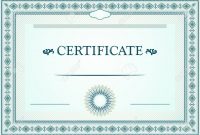 Certificate Borders Template And Design Elements Royalty Free with Certificate Border Design Templates