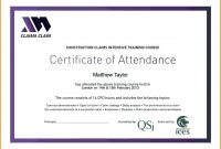 Certificate Internship Letters Fresh Training Certificates pertaining to Attendance Certificate Template Word
