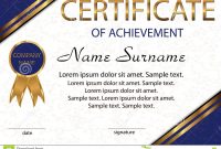 Certificate Of Achievement Or Diploma Elegant Light Background inside Certificate Of Attainment Template