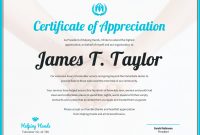 Certificate Of Appreciation Template  Venngage for Thanks Certificate Template