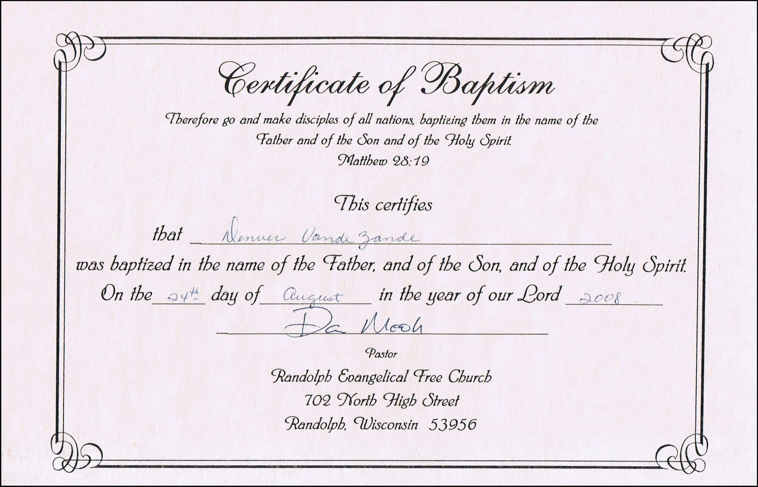 Certificate Of Baptism Template Free Awesome Ideas Broadman Word in Christian Baptism Certificate Template
