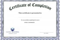 Certificate Of Completion Word Template Free Certificates Forte within Army Certificate Of Completion Template